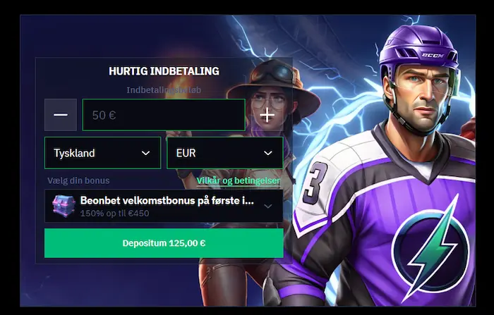 BeOnBet Casino bonus