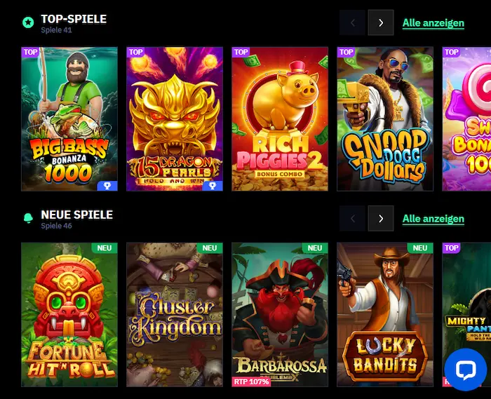 BeOnBet Casino spiele